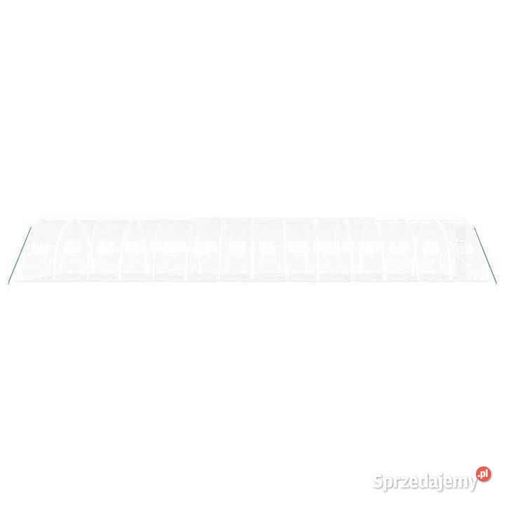 Szklarnia ze stalową ramą biała 56 m 14x4x2 m Warszawa