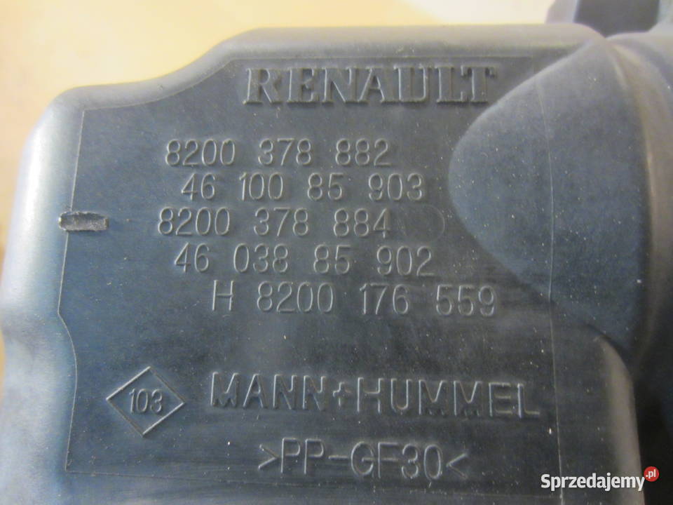 Obudowa filtra powietrza Renault Megane 2 osobowe Szczecin