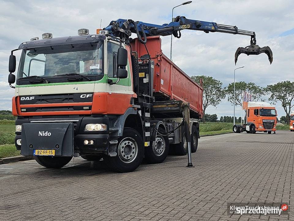 DAF CF 85410 PALFINGER EPSILON 17 wywrotka 8x4 pomorskie