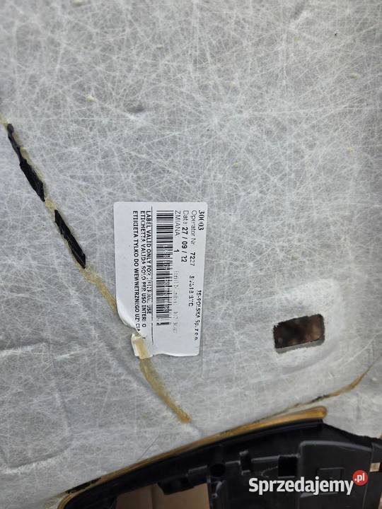 podsufitka podsufitówka Volvo XC40 32260164