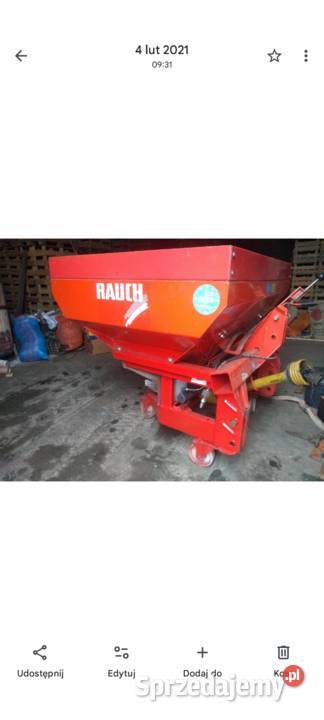 Rozsiewacz nawozów rauch mds 65 nieuszkodzony Sieradz sprzedam