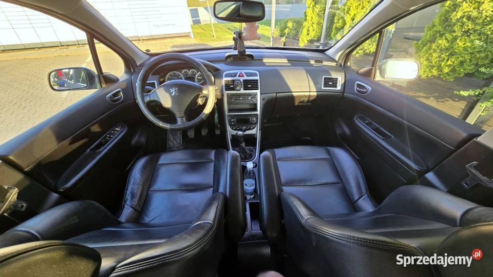 PEUGEOT 307 GRIFFE 20LPG 136 Skóry Klimatyzacja Rok produkcji 2004 307 Jasło
