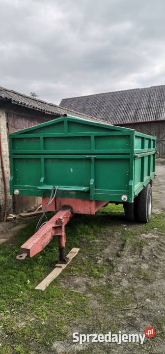 Przyczepka rolnicza jednososiowa 4 tony lubelskie Piaski