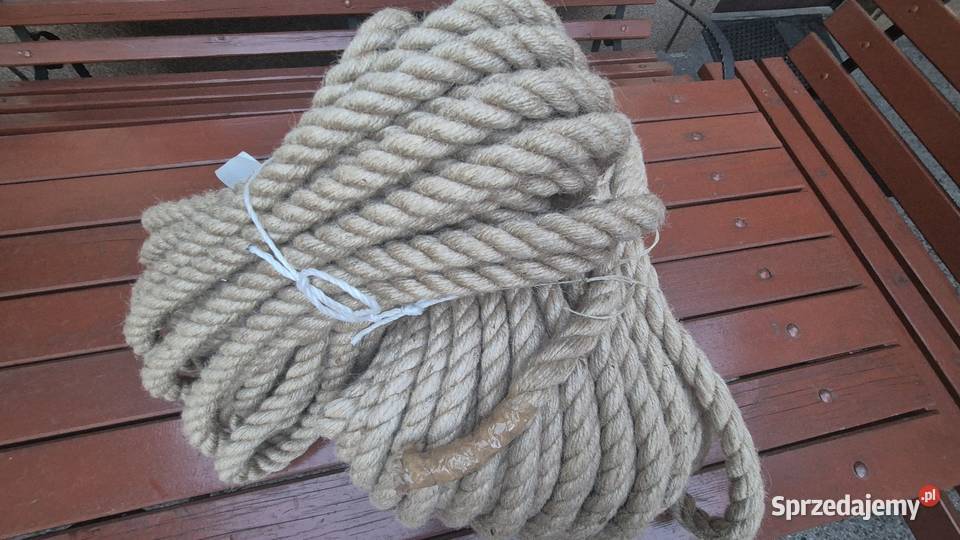 Lina jutowa 24mm 26mm 28mm 30mm 3 sznurek jutowy Grudziądz