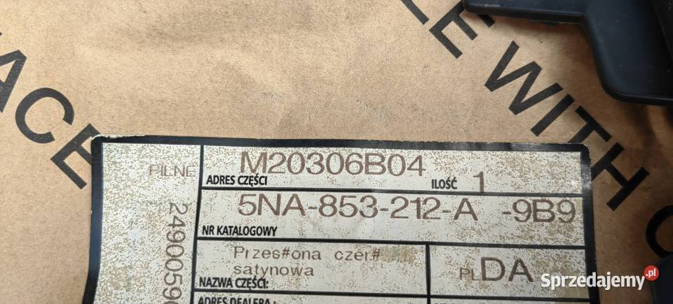 5NA853212A 9B9 VW Tiguan prawa przesłona czerń osobowe Rożnów
