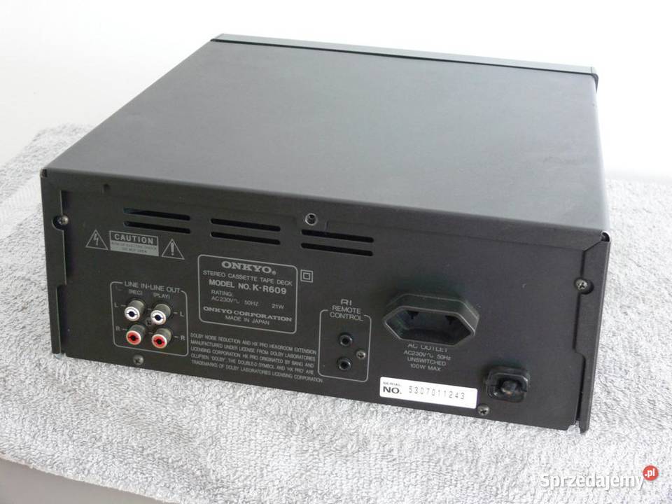 Magnetofon Onkyo KR609 WYSYŁKA Jasło sprzedam