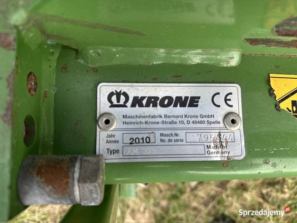 Kosiarka Krone AM323S Easy Cut Łopacianka