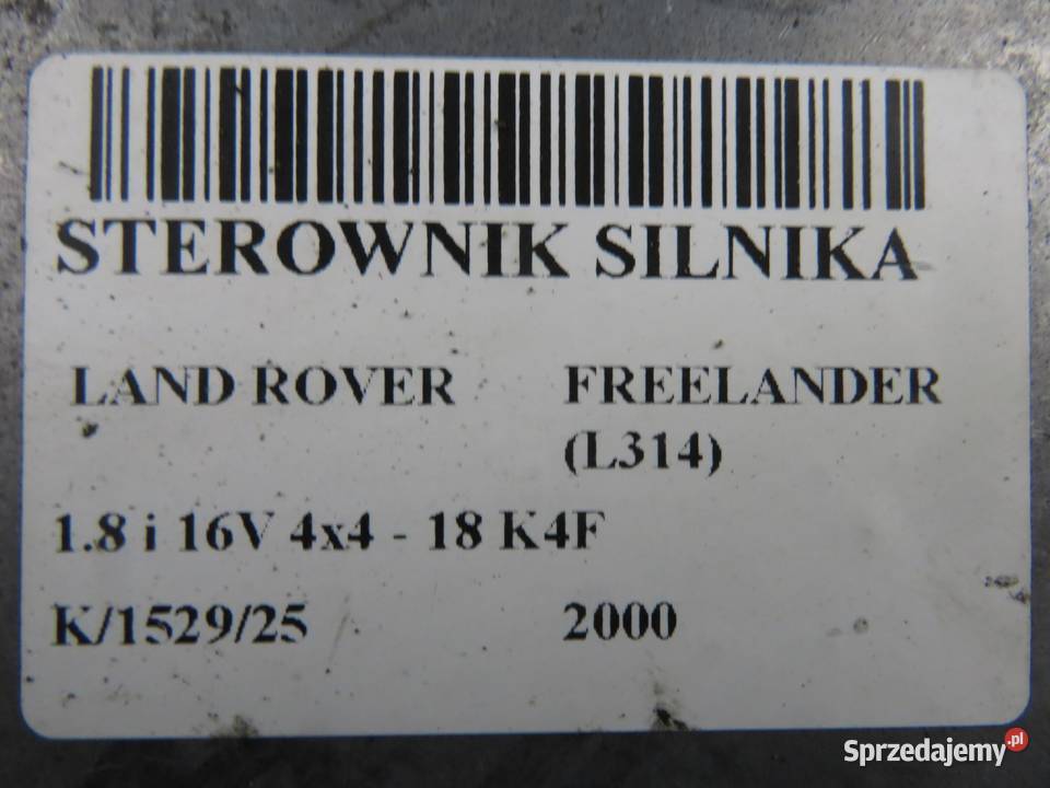 STEROWNIK LAND ROVER FREELANDER L314 18 i 16V