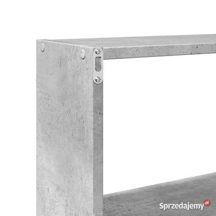 Półka ścienna 158x18x53 szarość betonu WM854817 mazowieckie Warszawa