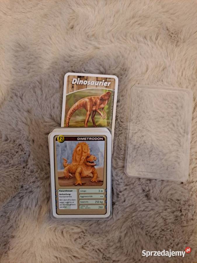 Dinozaury karty do zabawy sprzedam