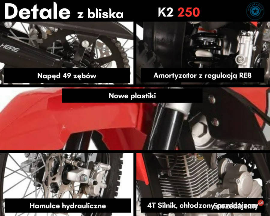 KAYO K2 Cross Kayo K2 250 Transport Raty Fvat Stare Miasto