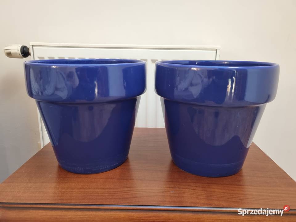 Doniczka ceramiczna 2 sztuki duże 22 Doniczki i osłonki Lublin