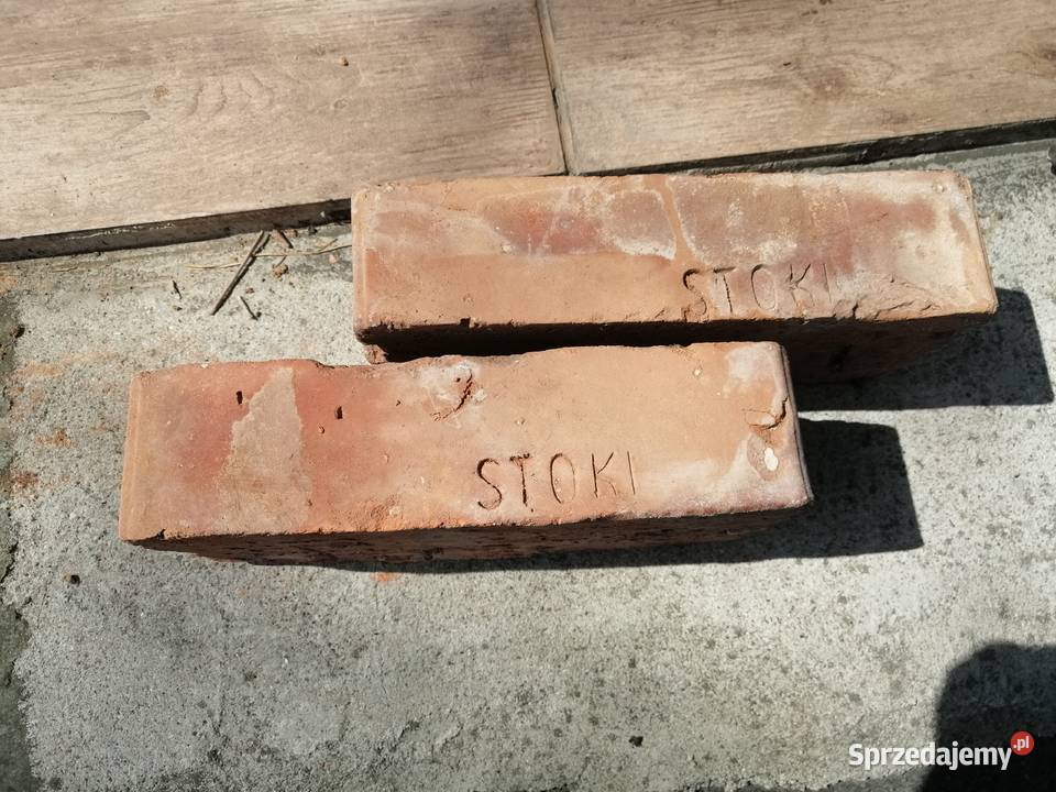 Cegła z PRL napis STOKI Łódż Łódź