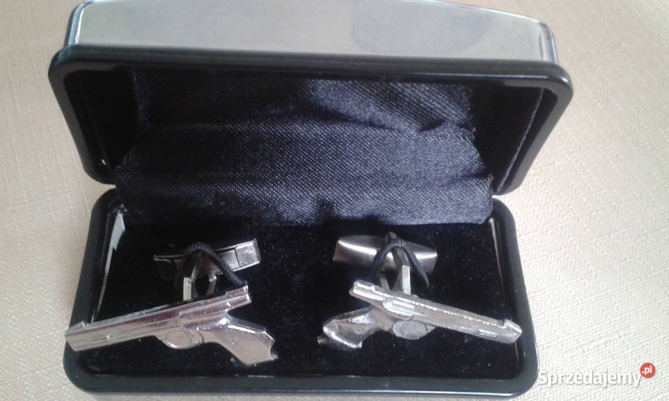 Spinki pistolety do mankietów koszuli NOWE mazowieckie Warszawa