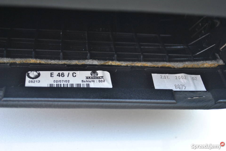 Zagłówek zagłówki skórzane BMW E46 Cabrio Poręba