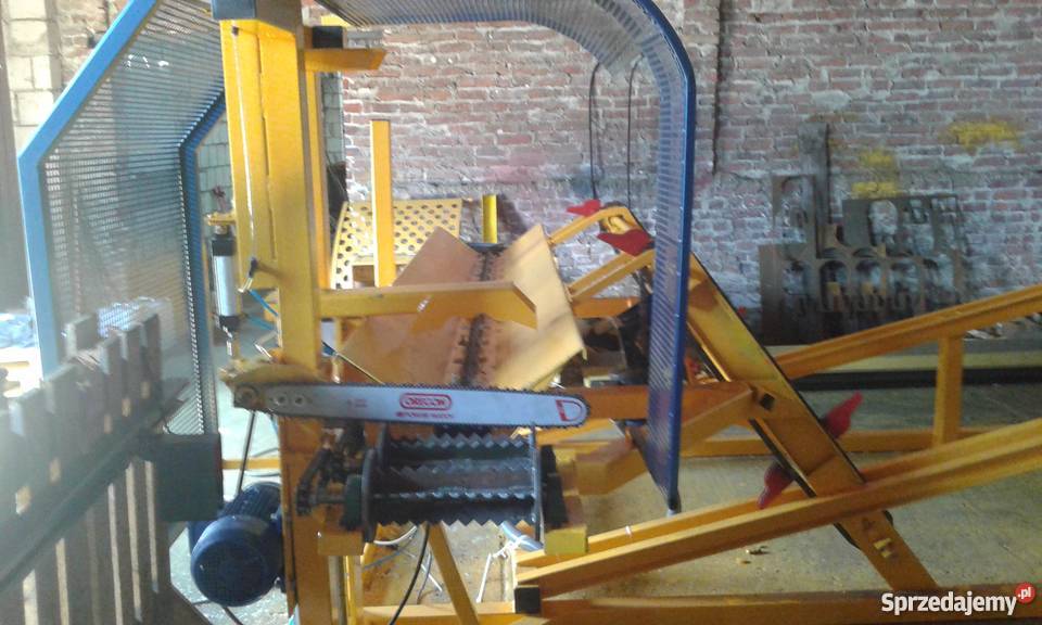Przecinarka kłód dłużycy tartak producenci palet Olsztyn