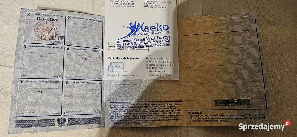 pozostałości perzyczepy dokumenty Gniezno sprzedam