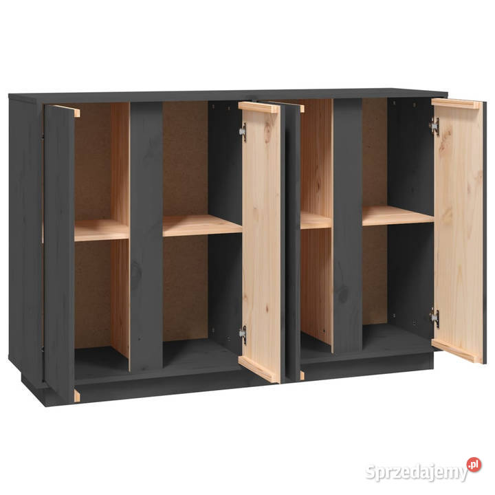 Szafka szara 120x35x80 lite drewno sosnowe Warszawa