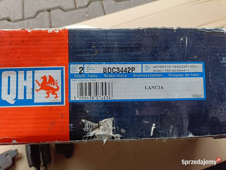 Fiat Stilo Tarcze hamulcowe tył 251mm Klocki TRW osobowe Tarcze hamulcowe Oświęcim