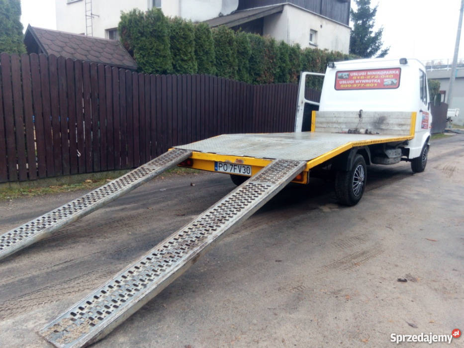Mercedt kaczka autolaweta pomoc drogowa310D 307d Napęd tylna oś Poznań