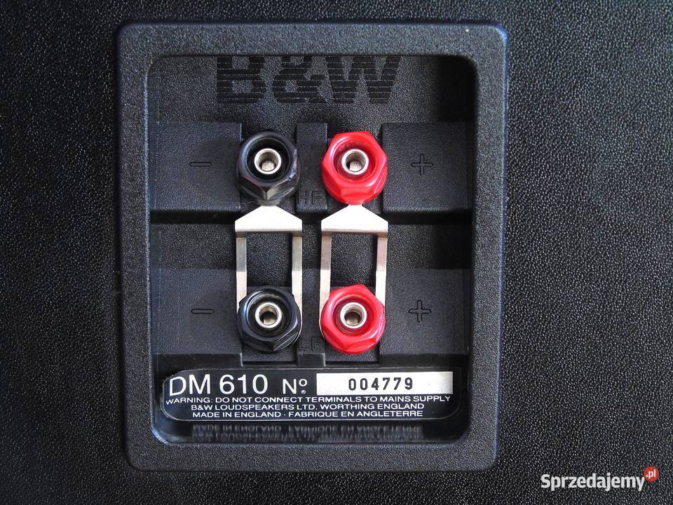 Brytyjskie kolumny stereo BW DM 610 sprawne Jasło