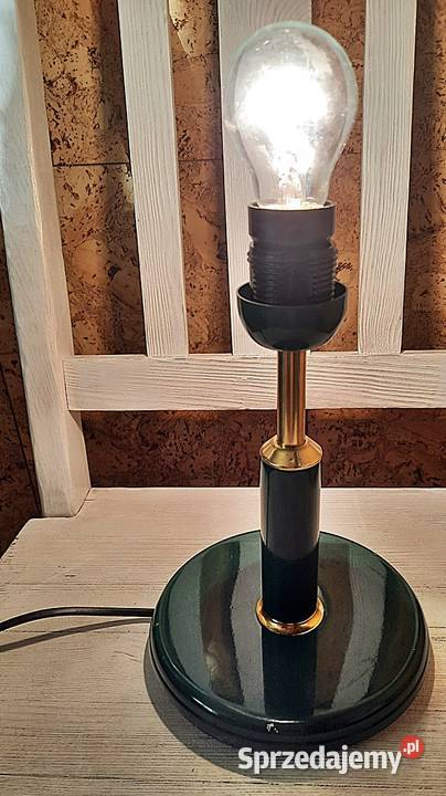 Lampa na stolik zielona Ostrów Wielkopolski sprzedam