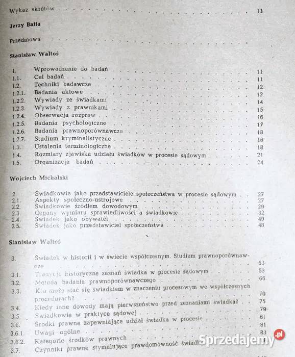 Świadek w procesie sądowym Red Stanisław Waltoś lubelskie Chełm