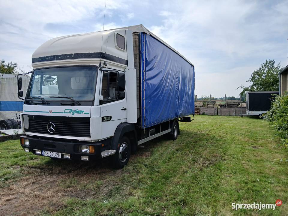 Mercedes 914 plandeka wielkopolskie Śrem