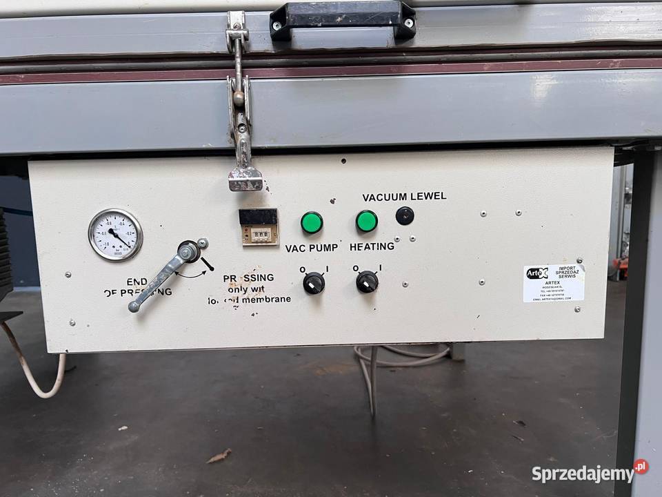 Prasa próżniowa membranowa ARTEX VPS 300 Juszczyn