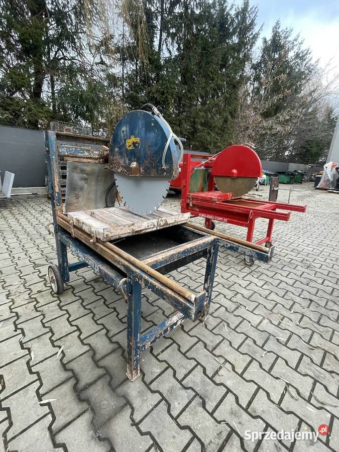 Piła przecinarka Zuber 650 do cegieł bloczków Ślesin