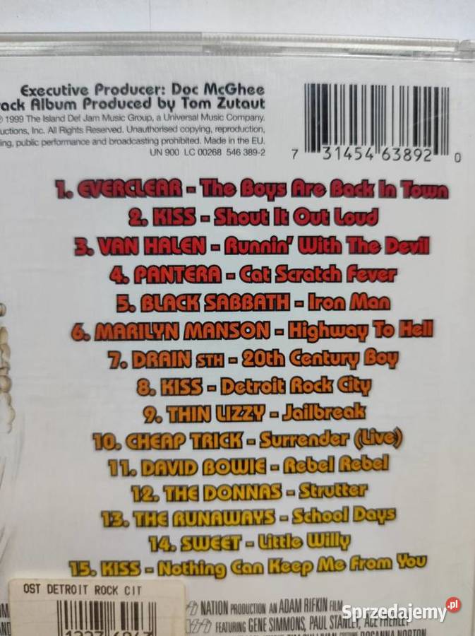 detroit rock city kiss płyta kolekcjonerska cd sprzedam