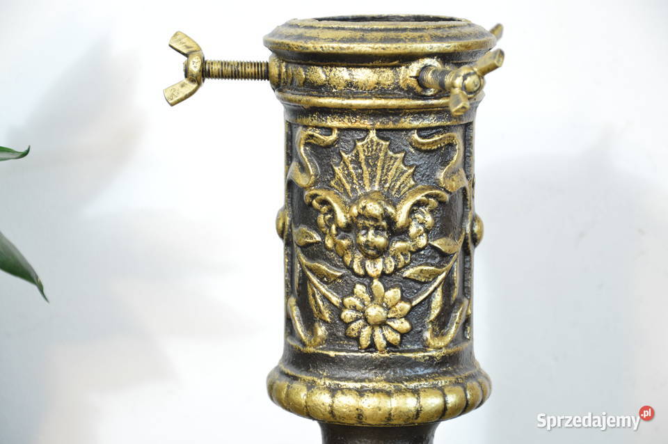 stary żeliwny STOJAK pod choinkę niemiecki