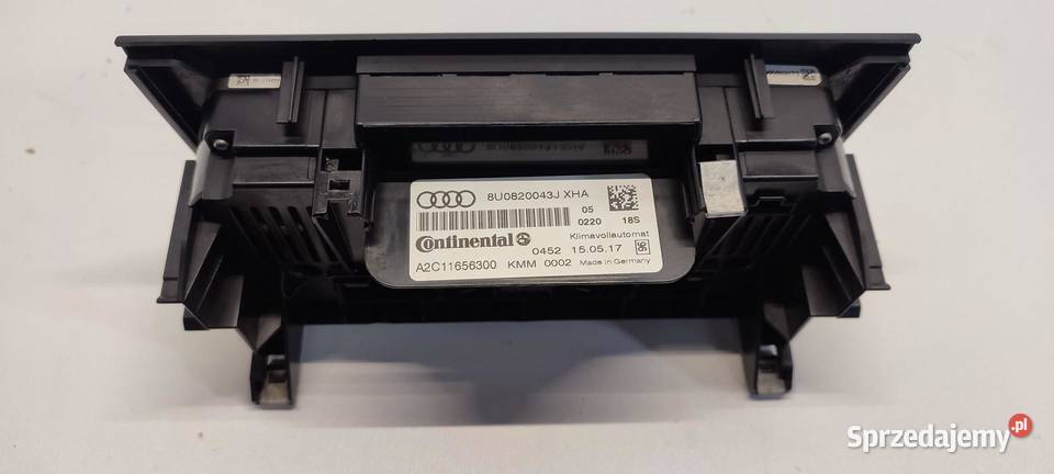 AUDI Q3 8U PANEL KLIMATYZACJI 8U0820043J osobowe