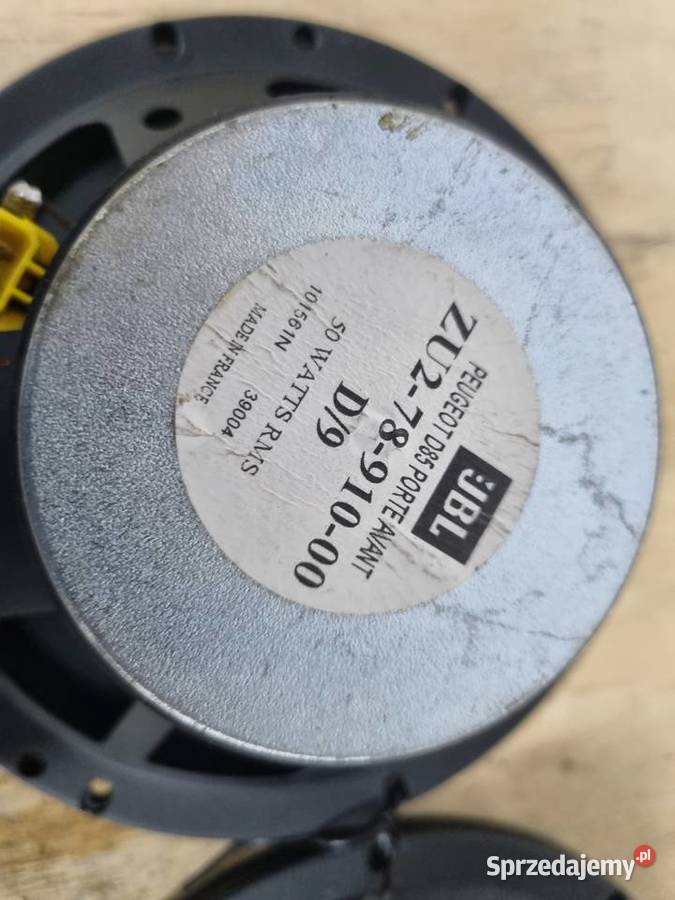 Głośniki JBL Peugeot 406 Coupe Gliwice