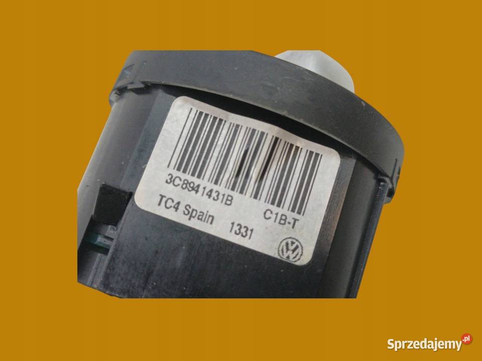 PRZEŁĄCZNIK ŚWIATEŁ ORG 3C8941431B Volkswagen Panele sterowania, przełączniki
