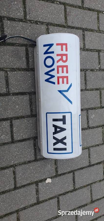 Lampa taxi Kogut free now nowy na magnesie tanio Warszawa
