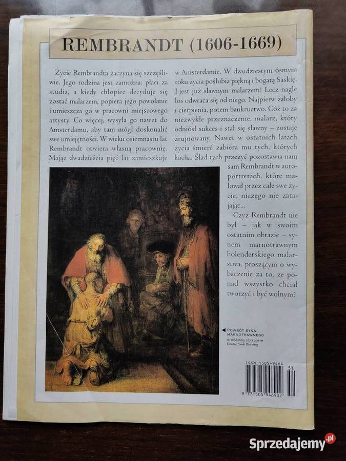 Rembrandt 62 Wielcy malarze ich życie inspiracje Rok wydania 1999 Czasopisma