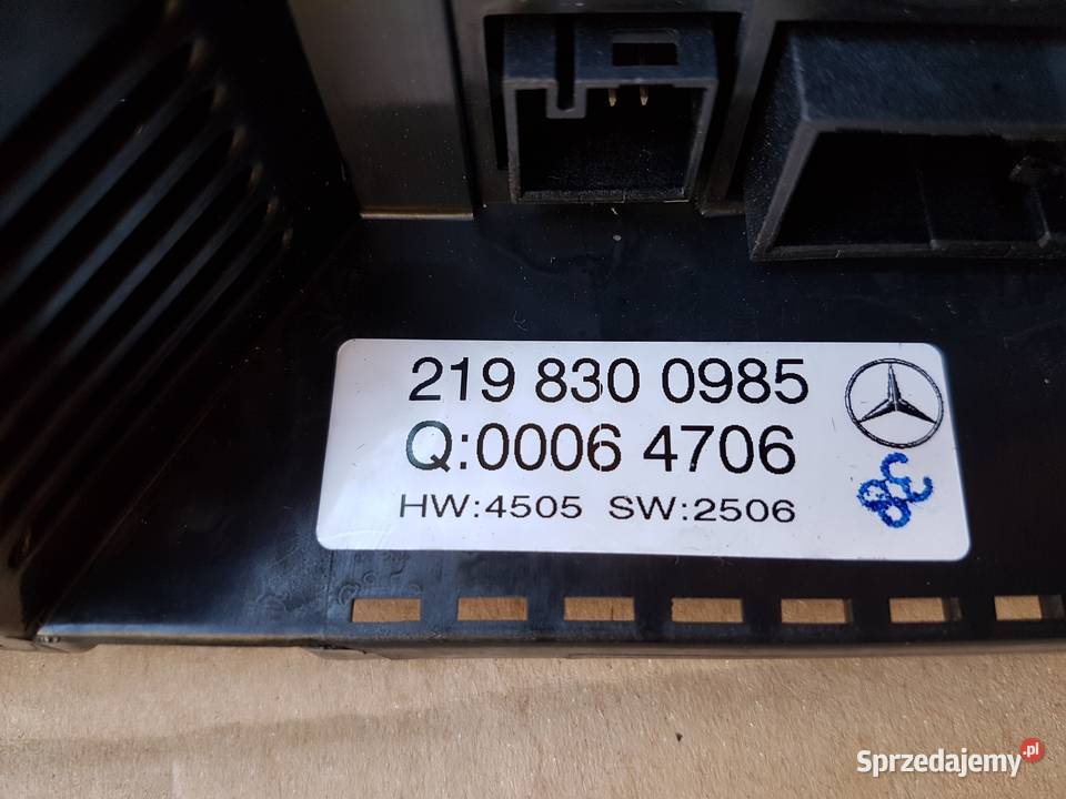 Mercedes CLS w219 panel sterowania ogrzewania Legnica