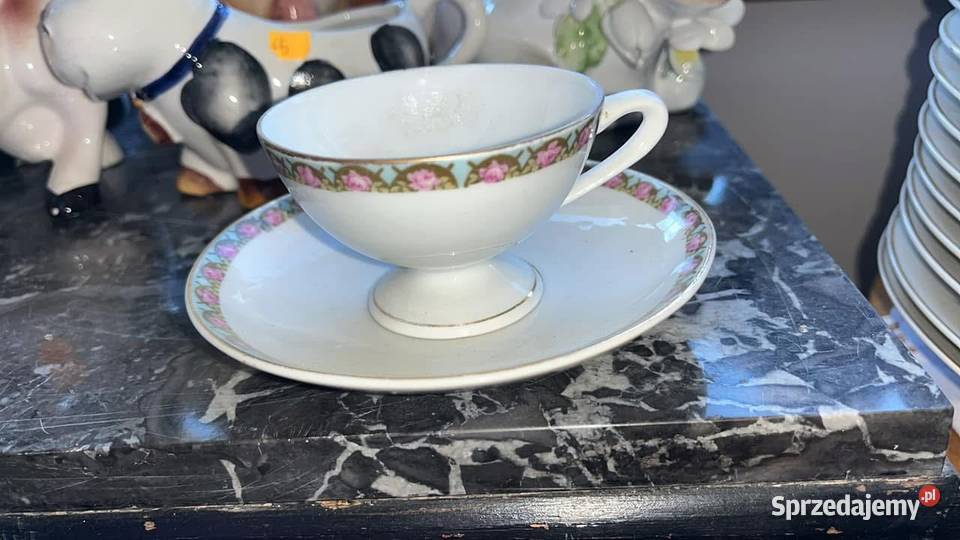 Filiżanka do espresso Na stopie Bez syg Porcelana i szkło Gdańsk