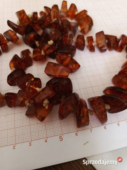 Naszyjnik Bursztyn Koniakowy Biżuteria