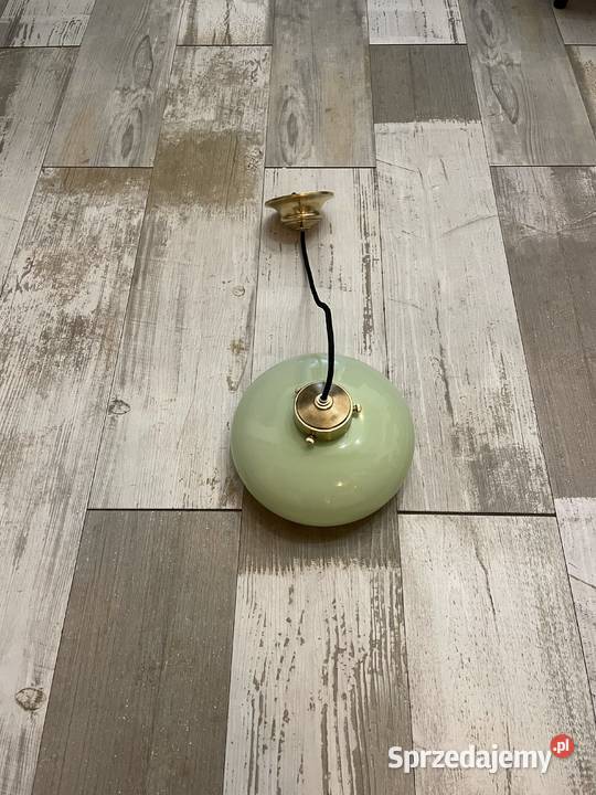 Stara lampa wisząca z kloszem śląskie Chudów