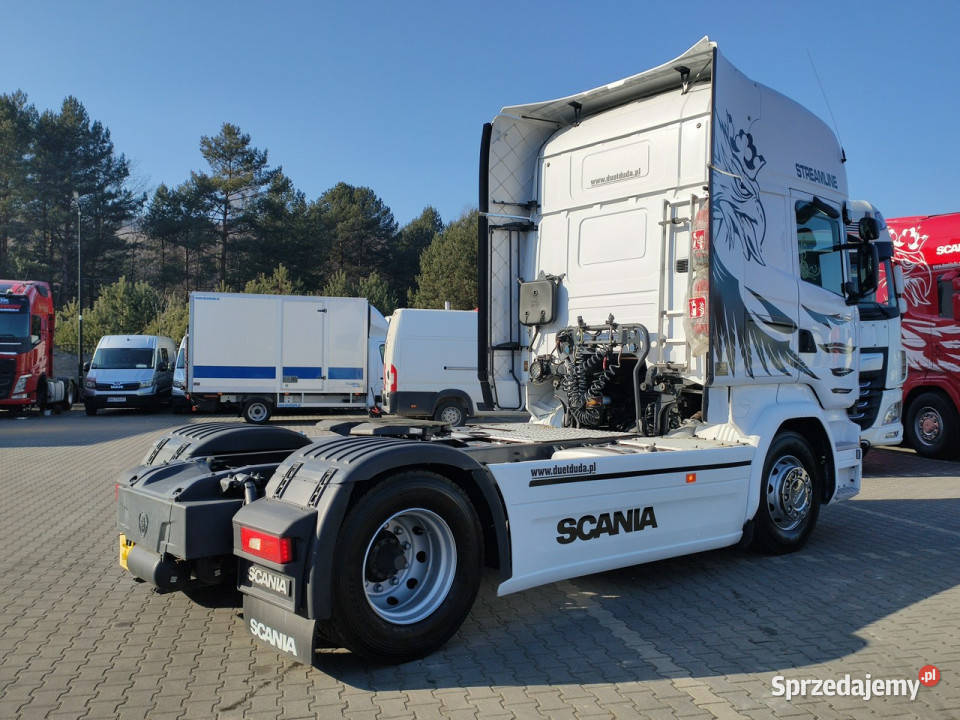 Scania R 450 Topline E6 4x2 Retarder Klima Rok produkcji 2014 Widełki