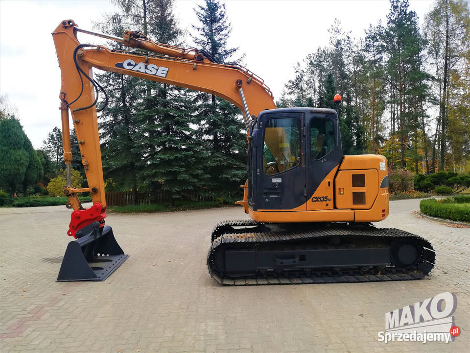 Koparka Gąsienicowa CASE CX135SR 2007r 15t 90 Klimatyzacja świętokrzyskie Ostrowiec Świętokrzyski