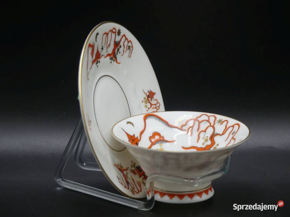 Piękny witrynowy komplet do mokki Rosenthal sprzedam