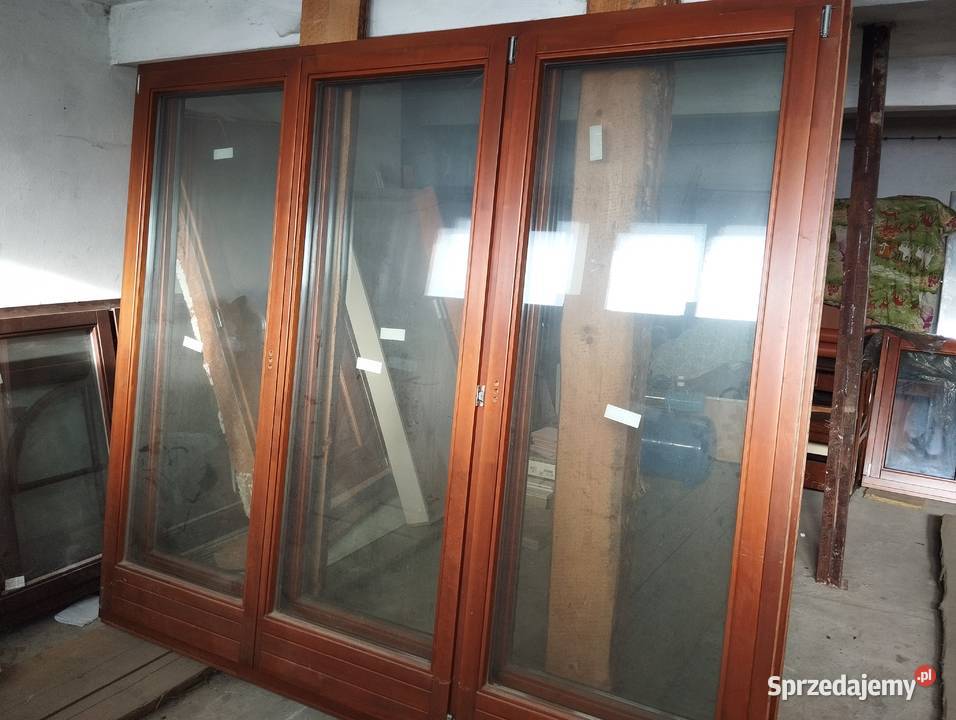 Euro okna drewniane nowe klejonka sosnowa małopolskie Nowy Targ sprzedam
