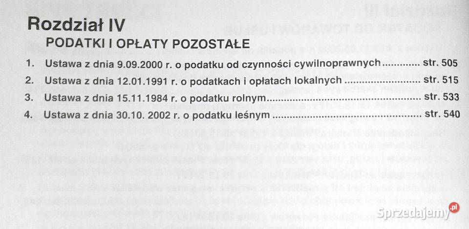 Zbiór przepisów podatkowych 2018 M Wala