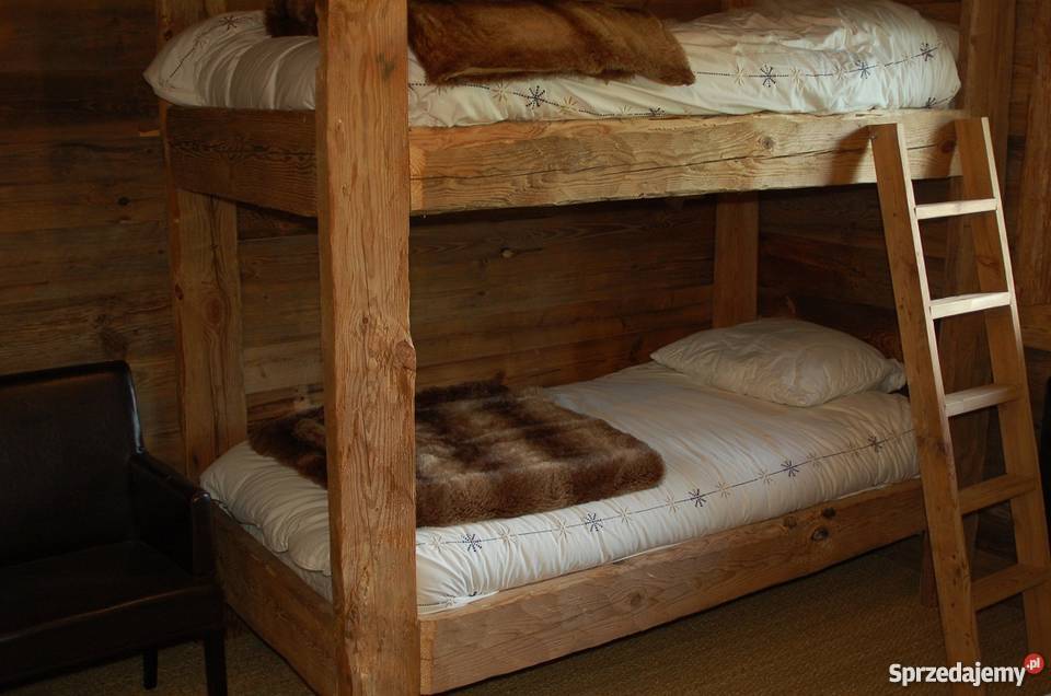 Łóźka piętrowe ze starego drewna - Alldeco