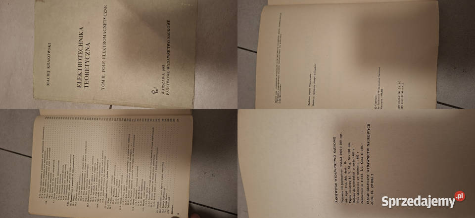 Elektrotechnika teoretyczna Tom II Pole Łęczyca