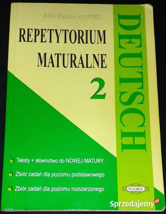 Deutsch 2 Repetytorium tematycznoleksykalne Ewa Chełm sprzedam