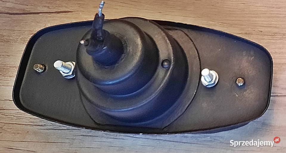 Lampa tylna biały szklany klosz Warszawa Syrena wielkopolskie